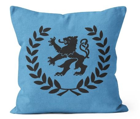 TSV 1860 München Kissen Canvas Victory hellblau