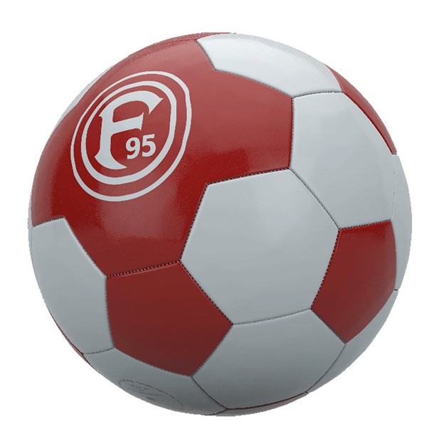 Fortuna Düsseldorf Fortuna Ball rot-weiß
