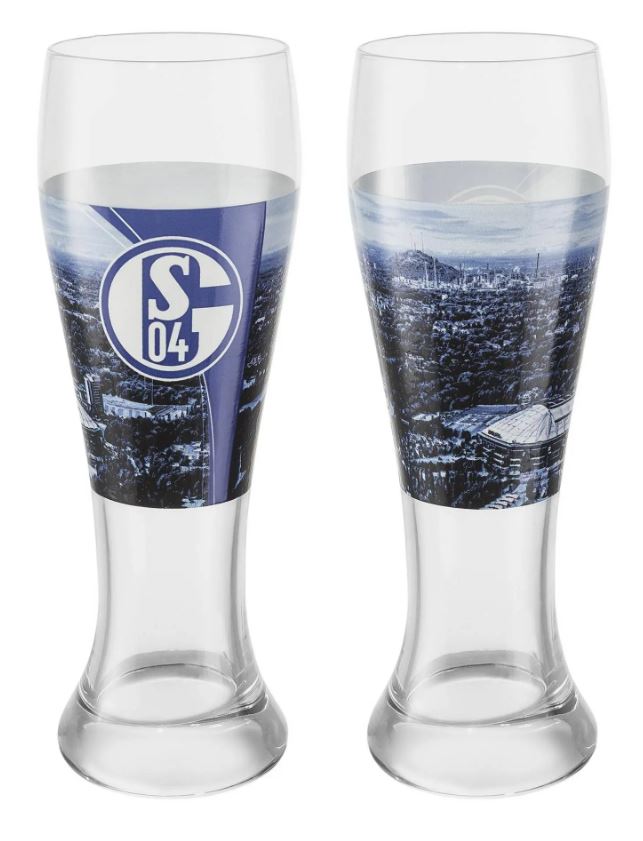 FC Schalke 04 Weizenbierglas 2er-Set