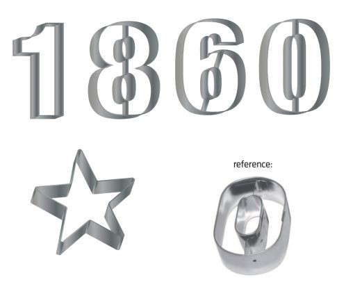 TSV 1860 München Ausstechformen (4 Stück)