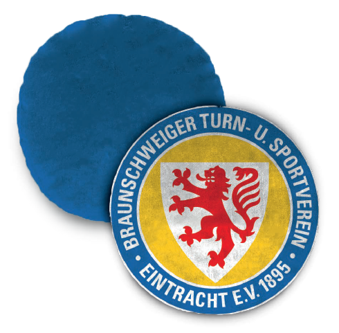 Eintracht Braunschweig Kissen Logo rund