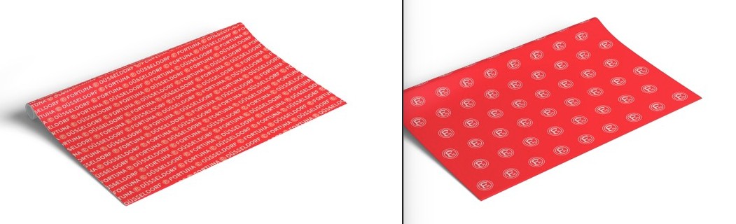 Fortuna Düsseldorf Geschenkpapier 2er-Set
