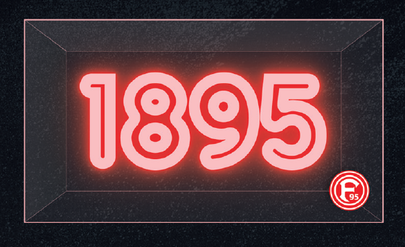 Fortuna Düsseldorf LED-Box "1895"