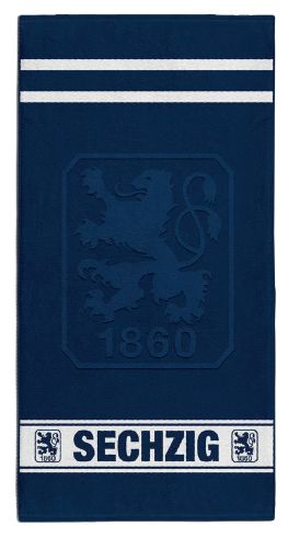 TSV 1860 München Handtuch Sechzig marine
