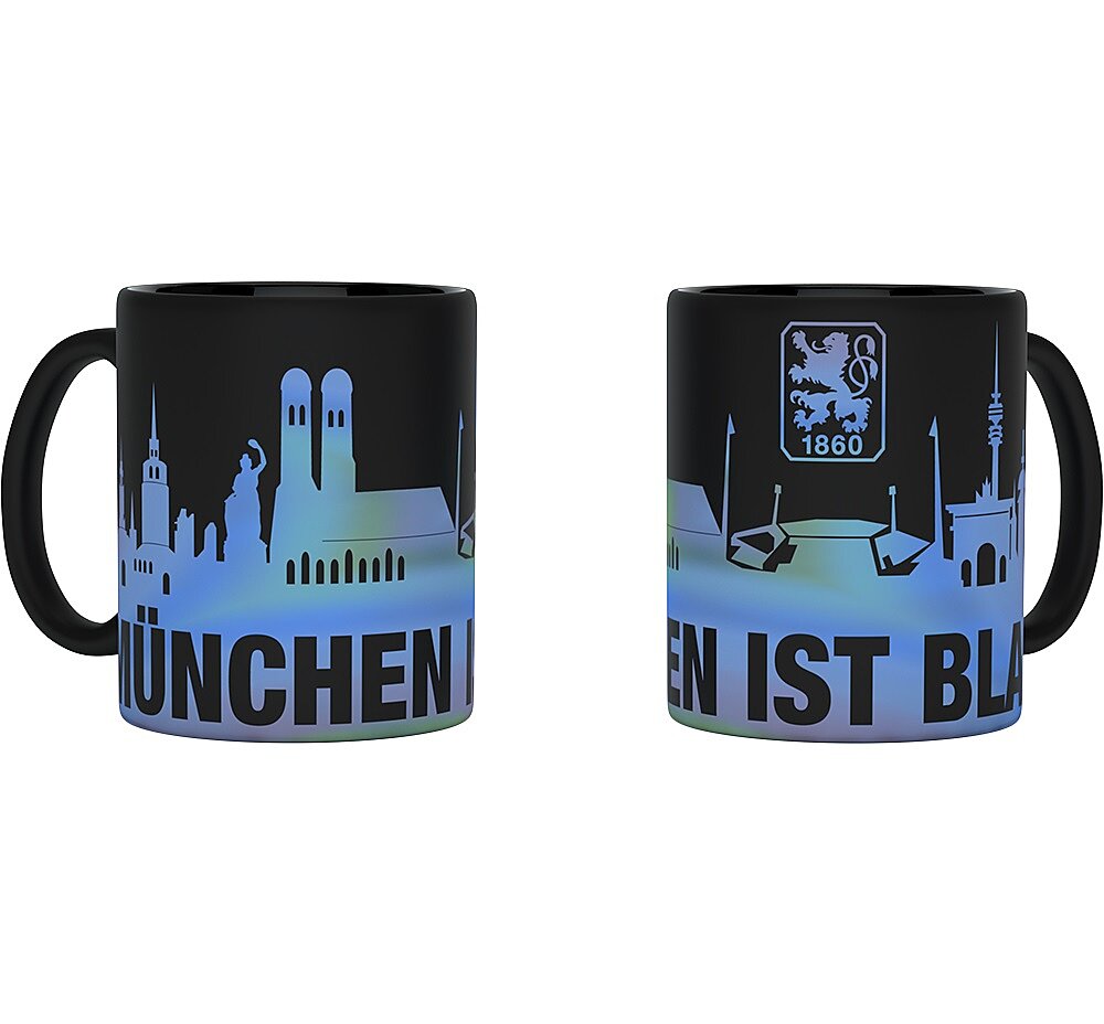 TSV 1860 München Tasse Skyline Metallic