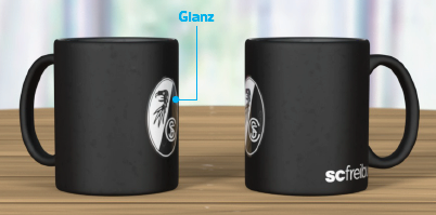 SC Freiburg Tasse "Softtouch"